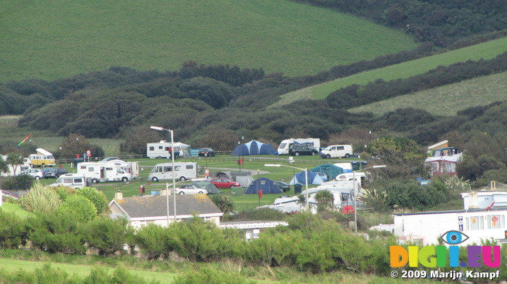 SX08806 Campervan at Porth Beach Tourist Park